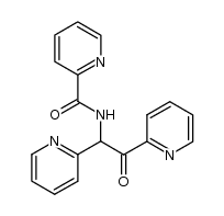 2-Pyridinecarboxamide, N-(2-oxo-1,2-di-2-pyridinylethyl)- 结构式