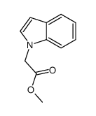 吲哚-1-乙酸甲酯 结构式