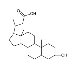 24-去甲石胆酸 结构式