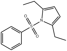 2,5-二乙基-1-(苯磺酰基)-1H-吡咯 结构式