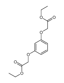 2,2'-[1,3-亚苯基双(氧基)]二乙酸二乙酯 结构式