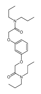 Acetamide, 2,2'-[1,3-phenylenebis(oxy)]bis[N,N-dipropyl- (9CI) 结构式