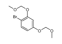 1-溴-2,4-双(甲氧基甲氧基)苯 结构式