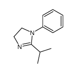 1H-Imidazole, 4,5-dihydro-2-(1-methylethyl)-1-phenyl- 结构式
