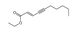 ethyl (E)-2-decen-4-ynoate 结构式