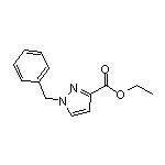 1-苄基吡唑-3-甲酸乙酯 结构式