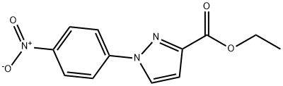 1-(4-硝基苯基)-1H-吡唑-3-羧酸乙酯 结构式