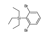 Silane, (2,6-dibromophenyl)triethyl- 结构式