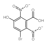 3-溴-5-羟基-2,6-二硝基苯甲酸 结构式