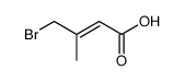 4-Bromo-3-methyl-but-2-enoic acid 结构式