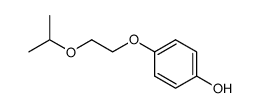 4-(2-异丙氧基乙氧基)苯酚 结构式