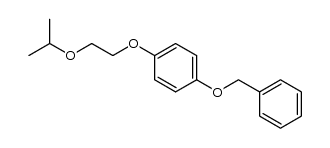 Benzene, 1-[2-(1-methylethoxy)ethoxy]-4-(phenylmethoxy)- 结构式