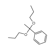 Benzene, (1,1-dipropoxyethyl)- 结构式