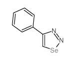 4-苯基-1,2,3-硒二唑 结构式