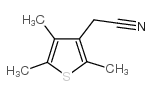3-(氰甲基)-2,4,5-三甲基噻吩 结构式