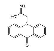 9-氧代-10-吖啶乙酸 结构式