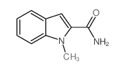 1-甲基-1H-吲哚-2-羧酰胺 结构式