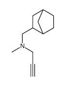 N-甲基-N-2-丙炔基双环[2.2.1]庚烷-2-甲胺 结构式