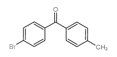 4-溴-4'-甲基二苯甲酮 结构式
