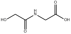 (2-羟基乙酰基)甘氨酸 结构式