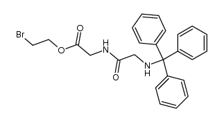 Glycine, N-[N-(triphenylmethyl)glycyl]-, 2-bromoethyl ester (9CI) 结构式