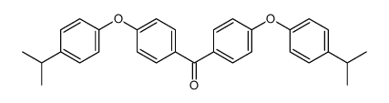 双[4-(4-异丙基苯氧基)苯基]甲酮 结构式