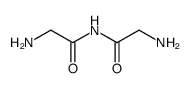 2-氨基-N-(氨基乙酰基)乙酰胺 结构式
