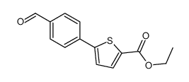 5-(4-甲酰基苯基)-2-噻吩甲酸乙酯 结构式