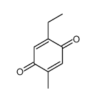 2-乙基-5-甲基-1,4-苯醌 结构式