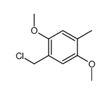 1-(氯甲基)-2,5-二甲氧基-4-甲基苯 结构式