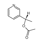 3-Pyridinemethanol, α-methyl-, acetate (ester), (S)- (9CI) 结构式