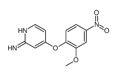 4-(2-甲氧基-4-硝基苯氧基)-2-氨基吡啶 结构式