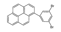 1-(3,5-二溴苯基)芘 结构式