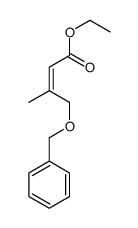 2-Butenoic acid, 3-methyl-4-(phenylmethoxy)-, ethyl ester, (2Z)- 结构式