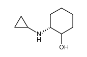 (2R)-2-(环丙基氨基)环己醇 结构式