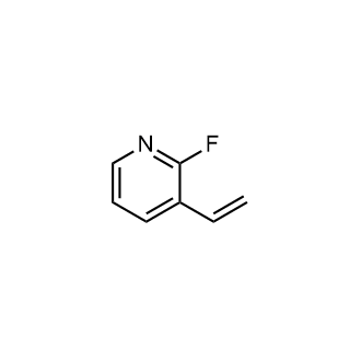 2-氟-3-乙烯基吡啶 结构式