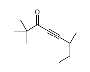 (S)-2,2,6-三甲基-4-辛炔-3-酮 结构式