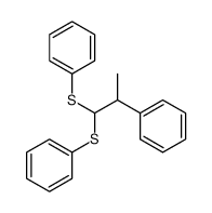 Benzene, 1,1'-[(2-phenylpropylidene)bis(thio)]bis- 结构式