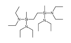 Silanediamine, 1,1'-(1,2-ethanediyl)bis[N,N,N',N'-tetraethyl-1-methyl- (9CI) 结构式
