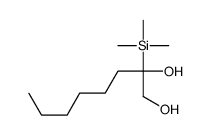 2-三甲基硅基-1,2-辛二醇 结构式