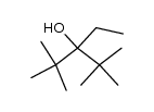 3-乙基-2,2,4,4-四甲基-3-戊醇 结构式