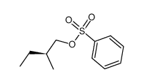 (2S)-2-甲基-1-丁醇苯磺酸酯 结构式