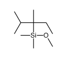 Silane, (1-ethyl-1,2-dimethylpropyl)methoxydimethyl- 结构式