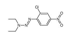 1-Triazene, 1-(2-chloro-4-nitrophenyl)-3,3-diethyl- 结构式