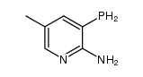 2-氨基-5-甲基-3-膦基吡啶 结构式