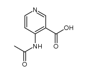 4-乙酰氨基烟酸 结构式