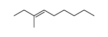 (E)-3-甲基-3-壬烯 结构式