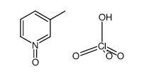 3-甲基吡啶-N-氧化物 高氯酸盐(2:1) 结构式