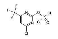 Phosphorodichloridic acid, 4-chloro-6-(trifluoromethyl)-2-pyrimidinyl ester (9CI) 结构式