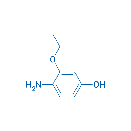 4-氨基-3-乙氧基苯酚 结构式